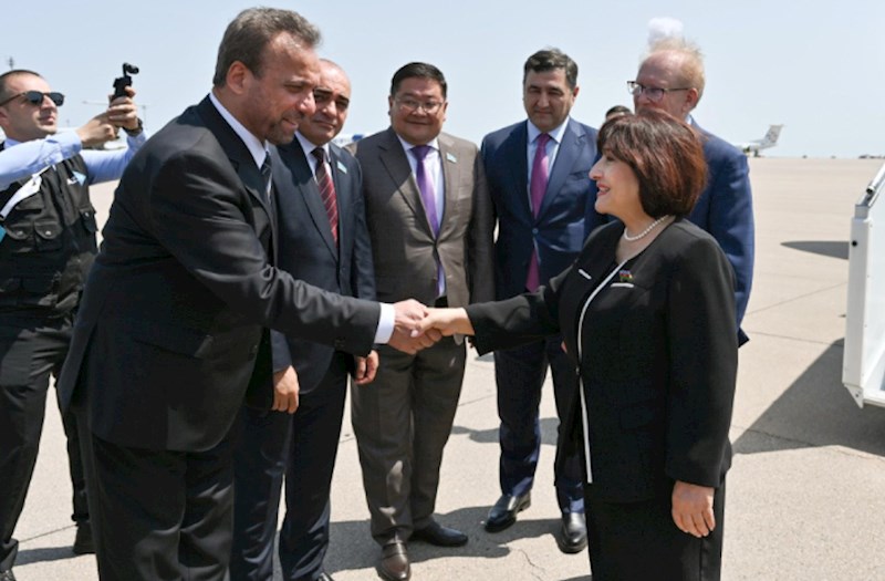 Sahibə Qafarova Qazaxıstanda səfərdədir