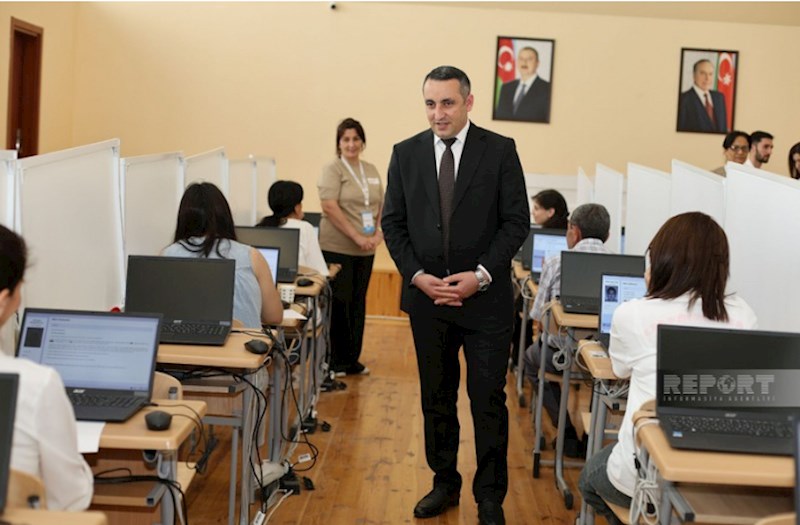 Azad olunan ərazilərdə çalışan müəllimlər ilk dəfə sertifikasiya imtahanında iştirak ediblər