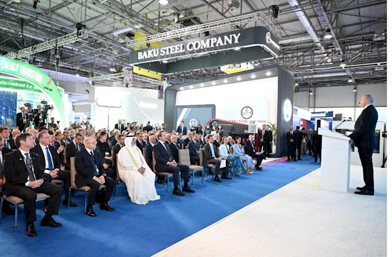 Baku Steel Company 30-cu Yubiley Beynəlxalq Xəzər Neft və Qaz Sərgisində — FOTOLAR