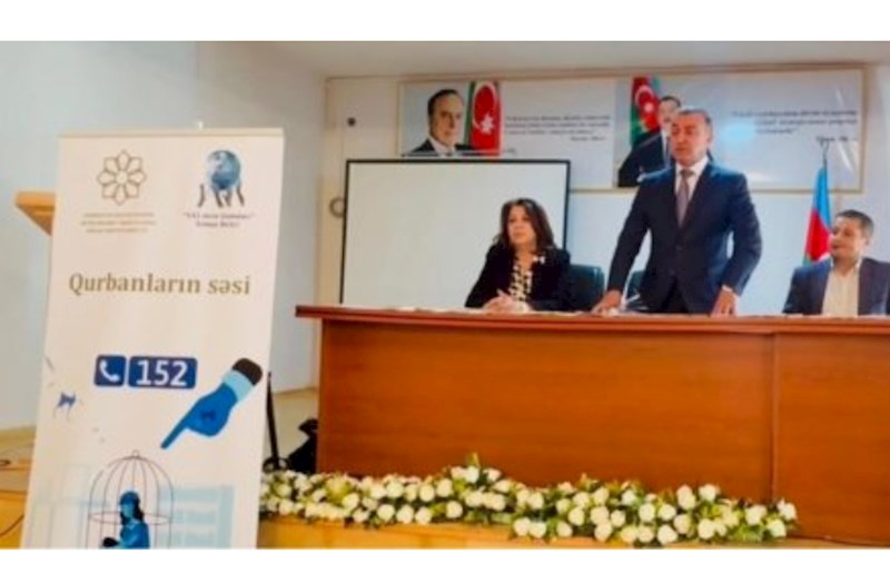XXI Əsrin Qadınları İB ”Qurbanların səsi" layihəsi çərçivəsində Şamaxı Dövlət Regional Kollecində tədbir keçirib
