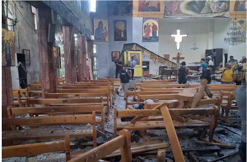 Dəməşqdə kilsədə terror aktı törədilib, 25 nəfər ölüb, onlarla yaralı var