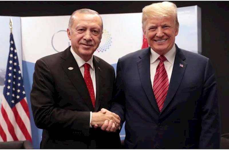 Ərdoğan və Tramp arasında görüş: Regional məsələlər müzakirə olundu