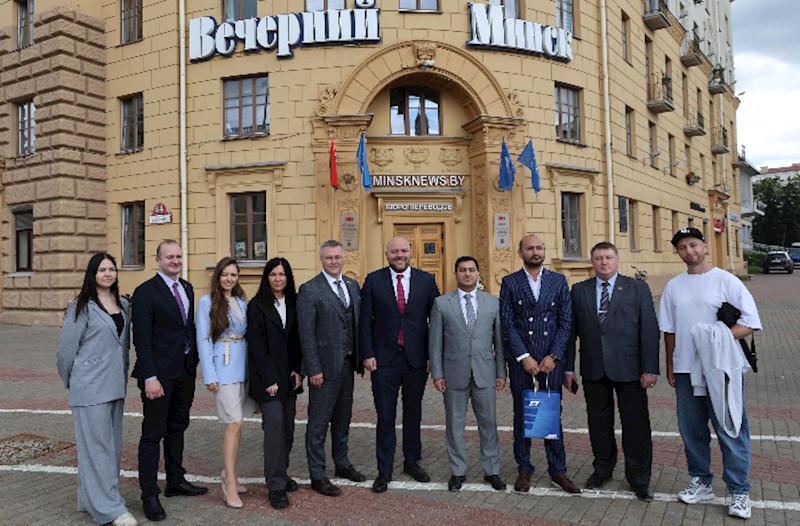 Minskdə mühüm konfrans: Azərbaycan və Belarus jurnalistləri bir araya gəldi — FOTOLAR