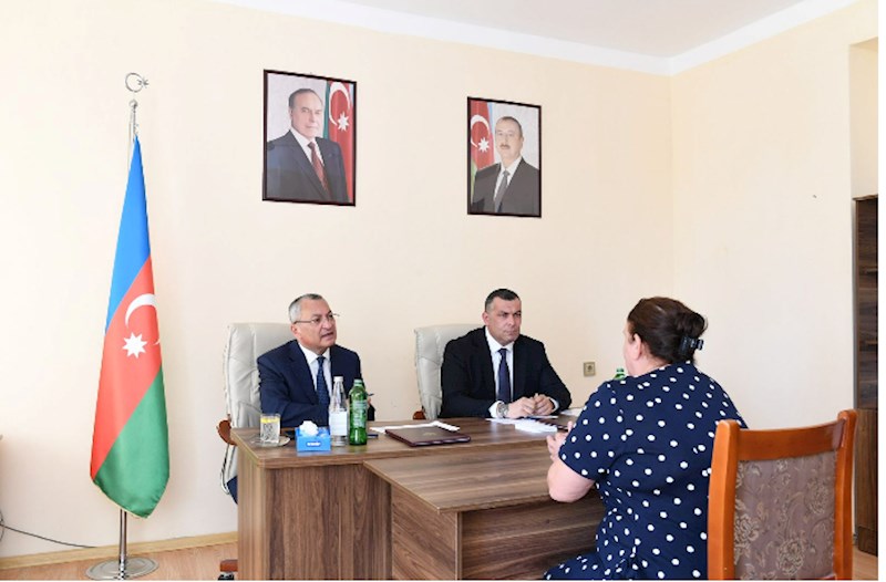 Şirvanda keçmiş məcburi köçkünlərin müraciətləri dinlənilib — FOTOLAR 