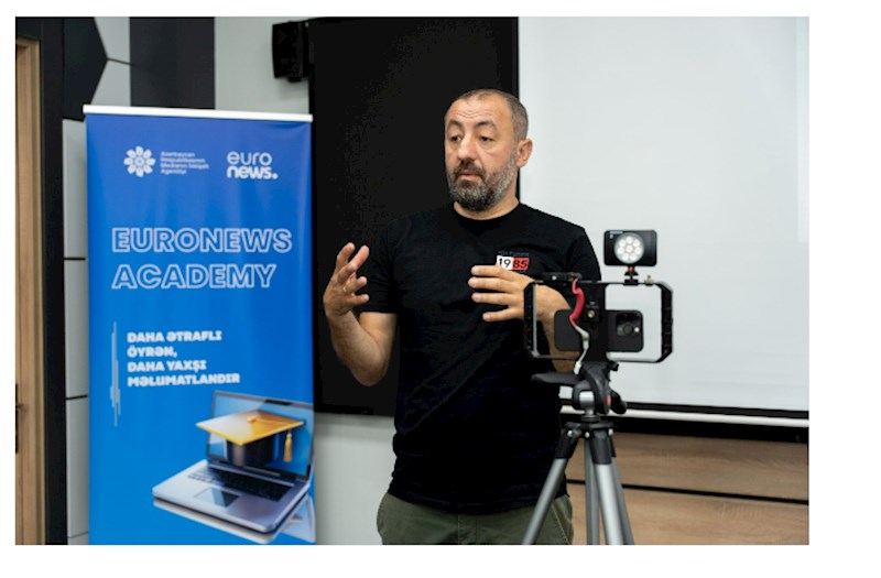  “Euronews Academy” çərçivəsində beşgünlük təlim proqramı uğurla yekunlaşıb — FOTOLAR