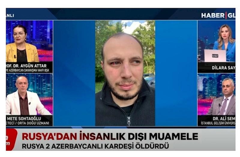"Haber Global"da Yekaterinburqda azərbaycanlılara qarşı vəhşiliklərlə bağlı müzakirələr — VİDEO