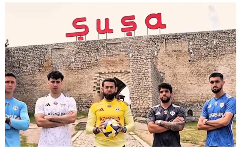 "Qarabağ" yeni formalarını Şuşada təqdim etdi