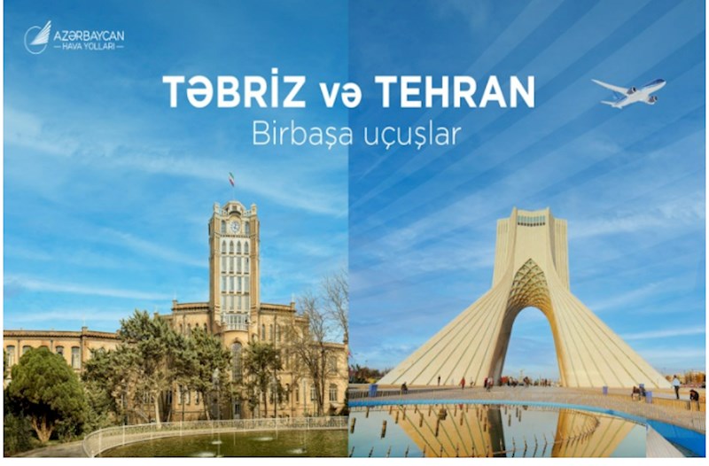 AZAL Təbrizə birbaşa uçuşlar açır 
