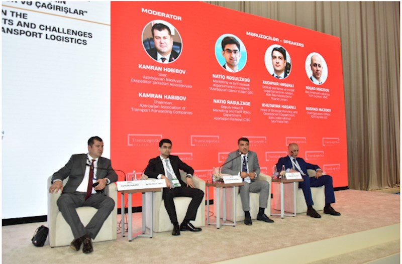 “TransLogistica Caspian” sərgisində Xəzər regionunda multimodal daşımaların perspektivləri müzakirə olunub