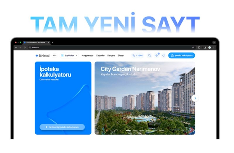 Kristal.az — Mənzil seçmək heç bu qədər rahat olmamışdı!