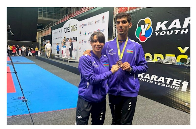 Azərbaycan karateçiləri Xorvatiyada bürünc medallar qazanıblar — FOTO 
