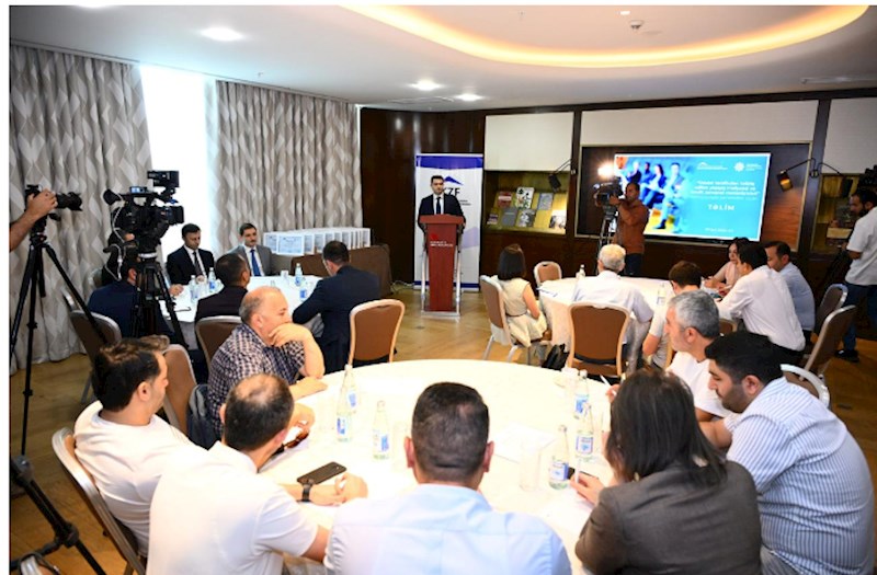 Media nümayəndələri üçün təlim keçirilib 