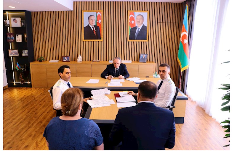 Baş prokuror vətəndaş qəbulu keçirdi — FOTOLAR