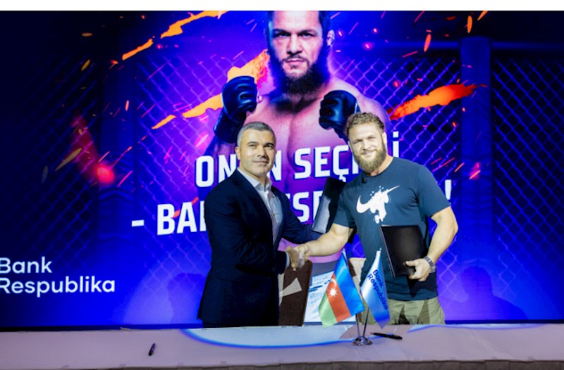Bank Respublika və UFC ulduzu Rafael Fiziev arasında əməkdaşlıq sazişi imzalandı — FOTOLAR 