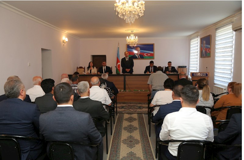 Hacıqabul RİH-də vətəndaş qəbulu keçirilib — FOTOLAR