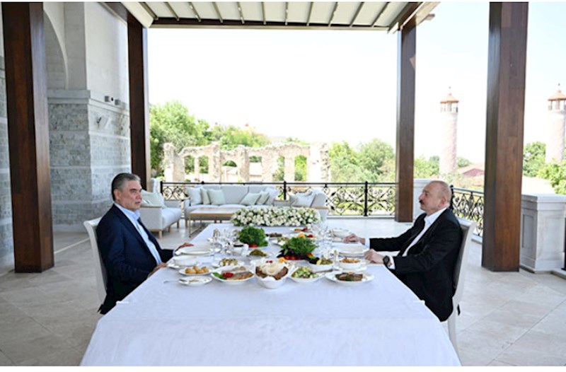 Şuşada birgə nahar... — FOTOLAR