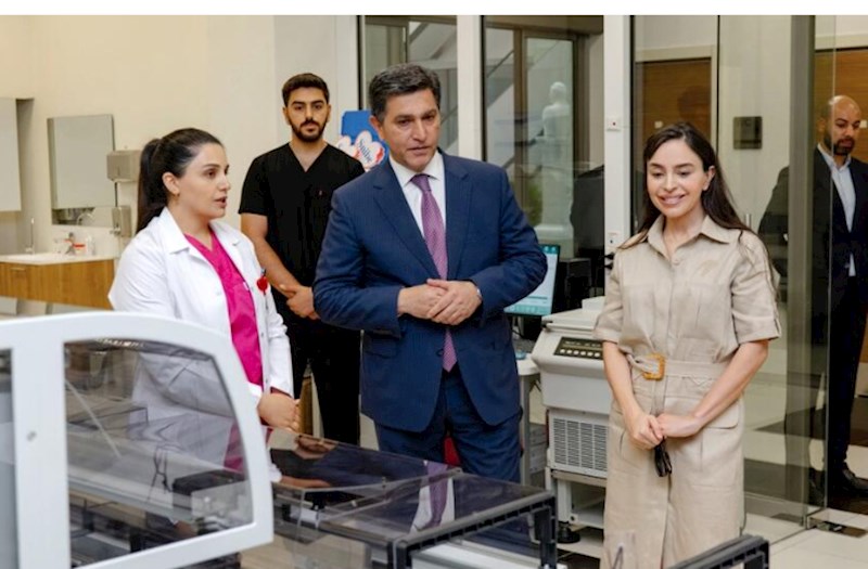 Leyla Əliyeva “Məlhəm Hospital”ı ziyarət etdi — FOTOLAR