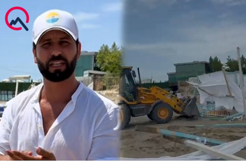 Qazinin çimərlikdəki obyektini niyə söküblər? — Rəsmi açıqlama 