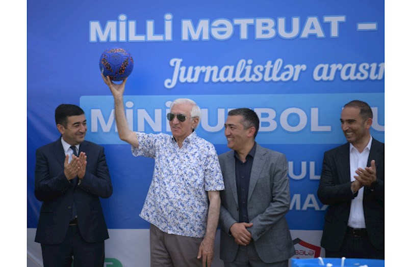 Şamaxıda "Milli Mətbuat – 150" minifutbol turniri start götürüb — FOTOLAR