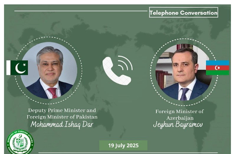 Azərbaycan və Pakistan XİN rəhbərlərinin telefon danışığı olub — FOTO