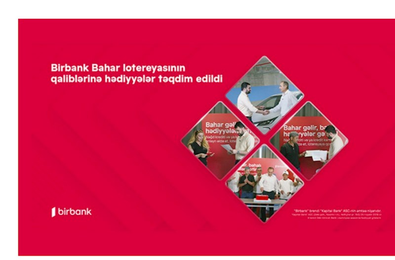 "Birbank Bahar" lotereyasının qaliblərinə hədiyyələr təqdim olundu 