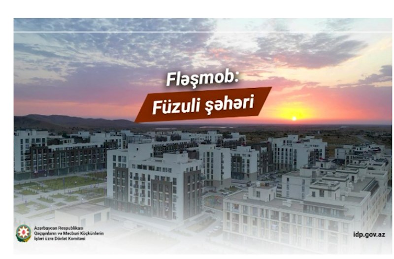 Füzulidə fləşmob keçirilib — VİDEO 