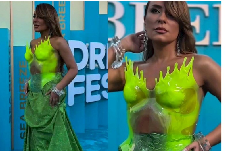 Xalq artistinin "Drem fest" libası müzakirələrə səbəb oldu — VİDEO 