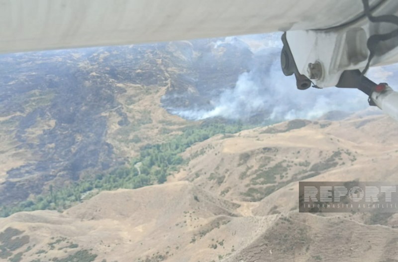 Talış və Tapqaraqoyunlu kəndləri istiqamətində yanğınlar başladı, helikopterlər cəlb olundu — YENİLƏNİB
