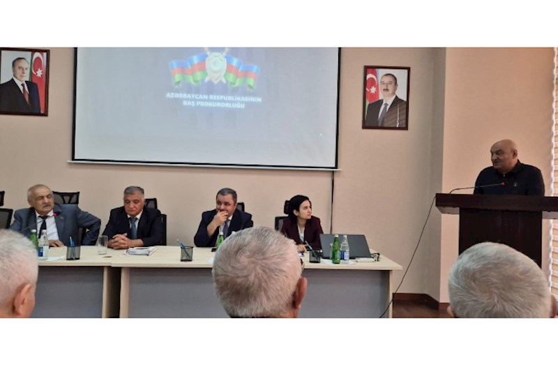 “Şərəfli ömür. Ədalətli prokuror” kitabının təqdimatı olub — FOTOLAR