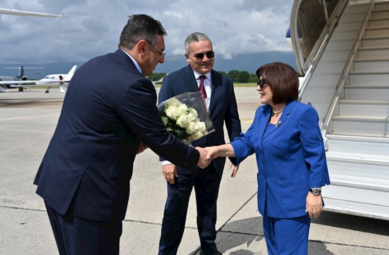 Milli Məclisin sədri Sahibə Qafarova Cenevrədə işgüzar səfərdədir — FOTOLAR