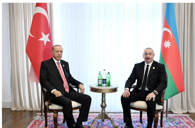 İlham Əliyev Xankəndidə Rəcəb Tayyib Ərdoğanla görüşüb — FOTO