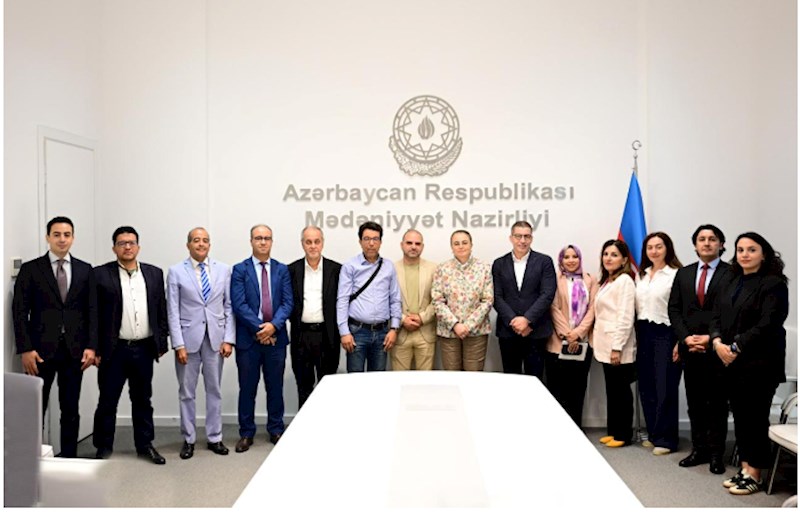 Mədəniyyət Nazirliyində mərakeşli jurnalistlərlə görüş keçirilib — FOTOLAR 