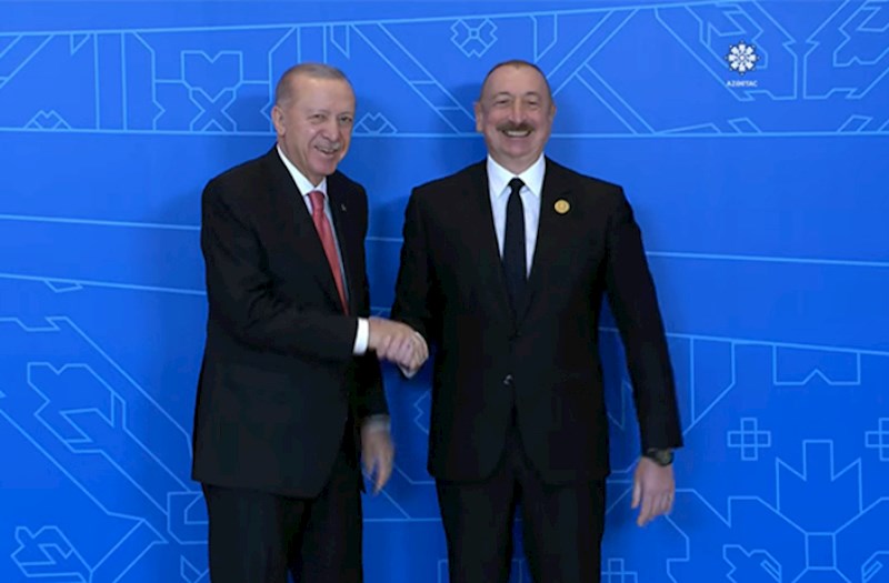 Prezident Xankəndidə qonaqları qarşılayır— CANLI FOTO/VİDEO)