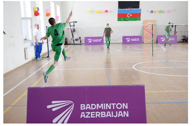 Məhkumlar arasında badminton yarışı — FOTOLAR