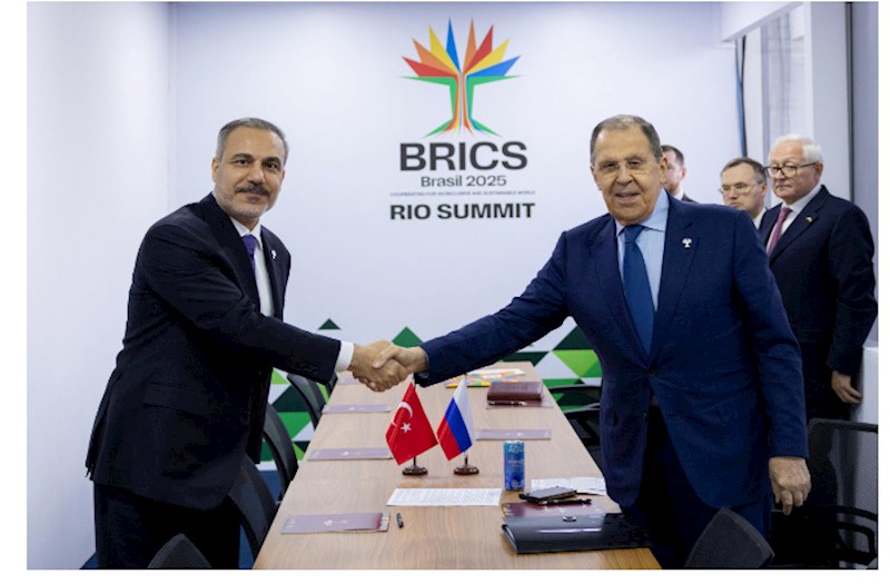 Hakan Fidan Sergey Lavrov ilə görüşüb