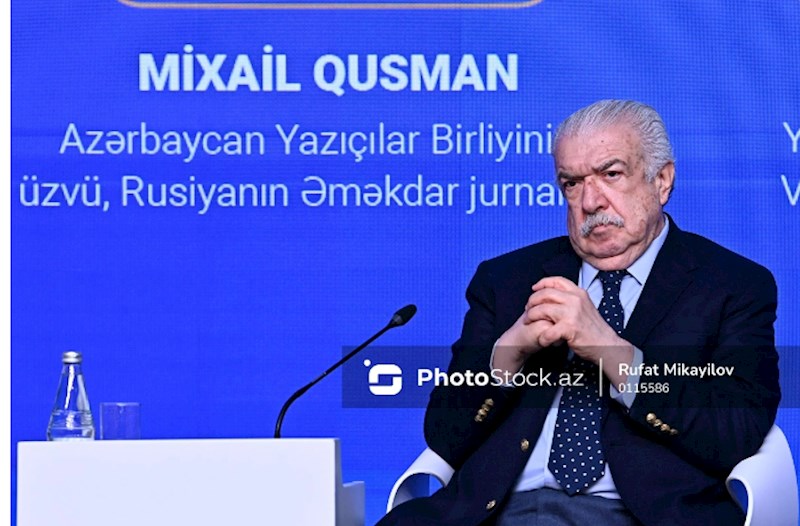 Mixail Qusman İlham Əliyevin medianın inkişafına töhfəsi haqqında konfrans keçirməyi təklif edib 