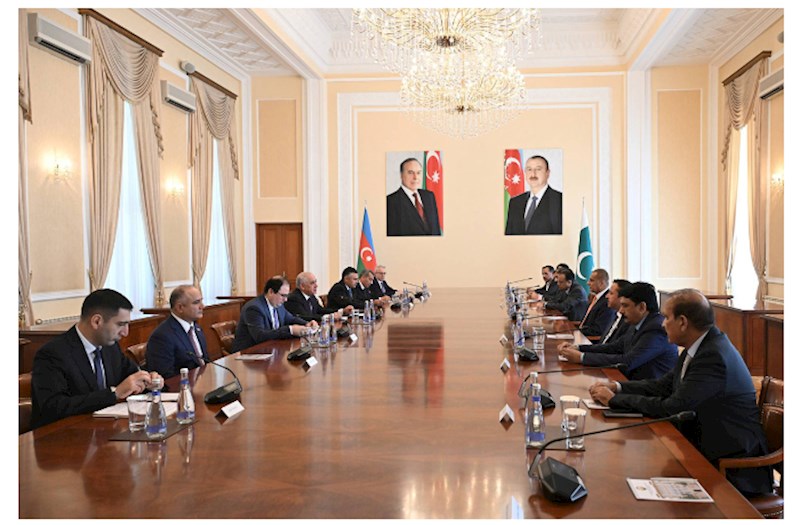 Əli Əsədov Pakistan Milli Assambleyasının sədri ilə görüşüb