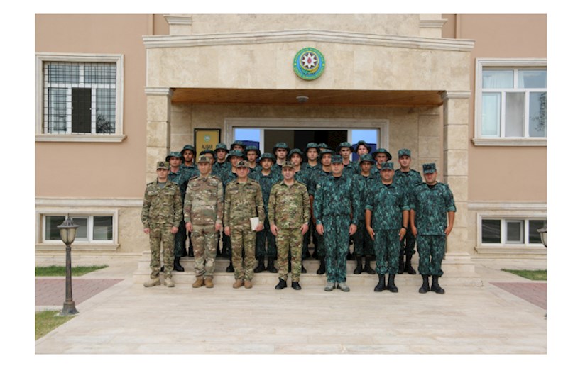 Hərbi prokuror sərhədçilərlə birlikdə — FOTOLAR 