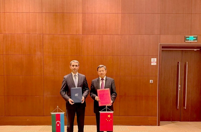 ADY “Çin Dəmir Yolları” ilə Anlaşma Memorandumu imzalayıb 