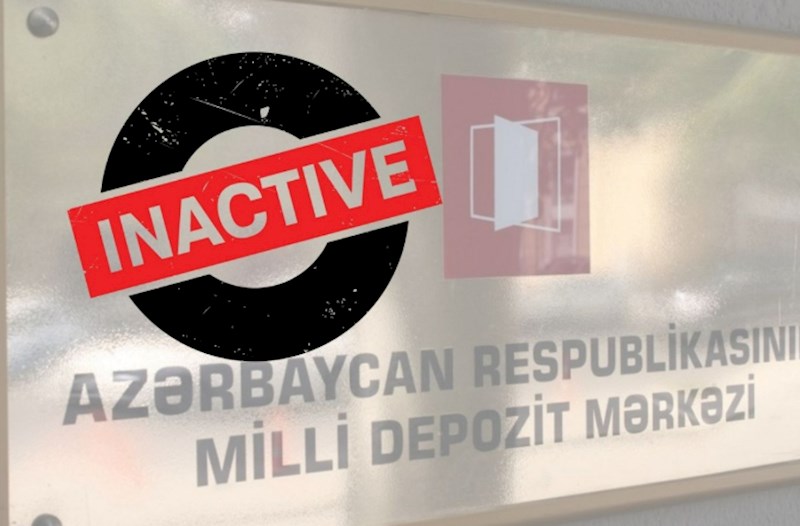 Milli Depozit Mərkəzindəki hesabların 40%-ə yaxını fəaliyyətsizdir 