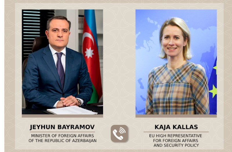 Ceyhun Bayramov və Kaya Kallas arasında telefon danışığı olub