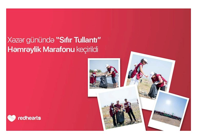 "Sıfır Tullantı" Həmrəylik Marafonu davam edir: Xəzər Günündə 768 kq tullantı toplanıldı 