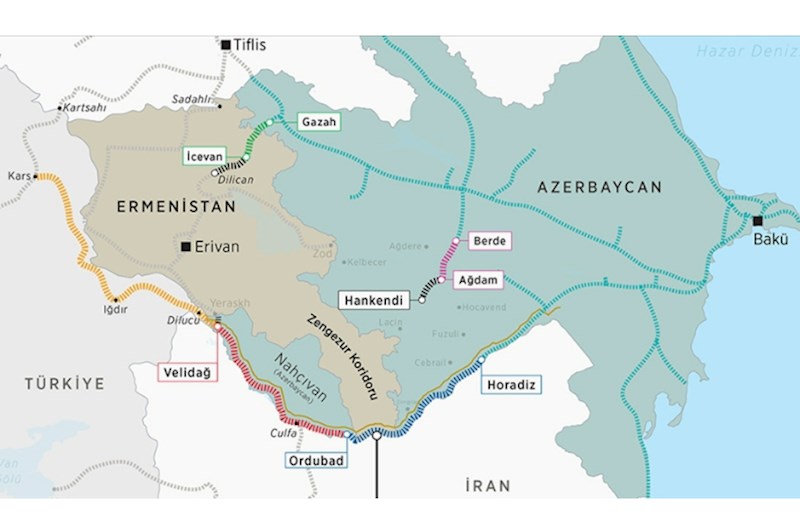 İrandan Zəngəzur dəhlizi ilə bağlı sərsəm iddia — DETALLAR 