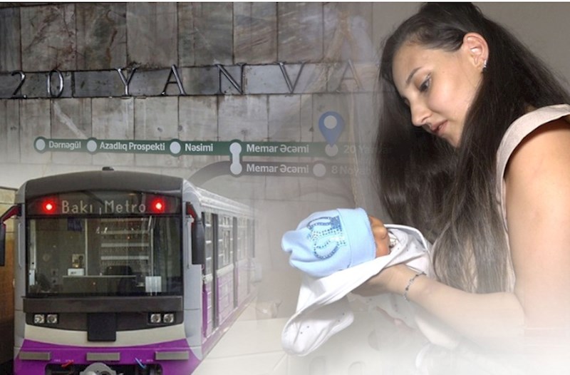 Metroda doğulan körpənin anası danışdı — VİDEO