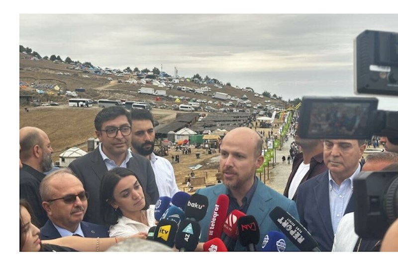 Ərdoğanın oğlu Azərbaycana gəldi — FOTOLAR