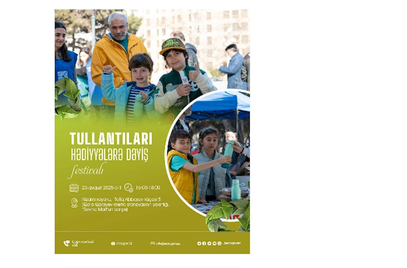 “Tullantıları hədiyyələrə dəyiş” festivalı keçiriləcək 