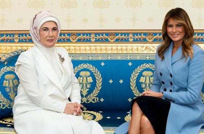 Əminə Ərdoğan Qəzzada uşaqların vəziyyəti ilə bağlı Melaniya Trampa məktub yazıb