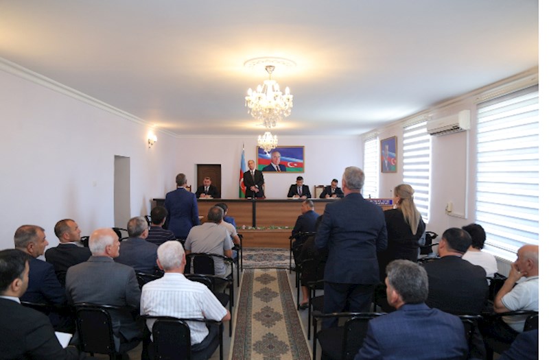 Hacıqabul Rayon İcra Hakimiyyətində növbəti vətəndaş qəbulu keçirildi — FOTOLAR 
