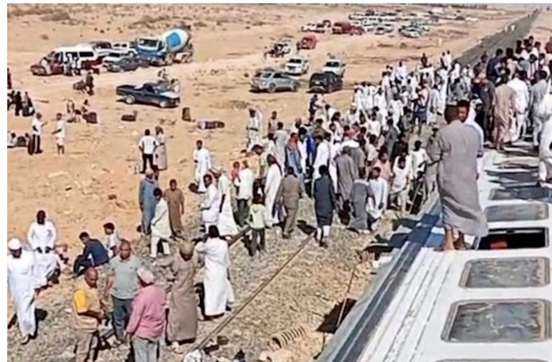 Misirin şimalında qatar qəzaya uğrayıb, üç nəfər ölüb