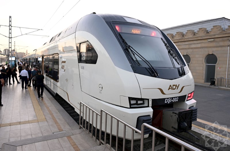 Bakıdan Ağdama ilk sərnişin qatarı yola düşdü